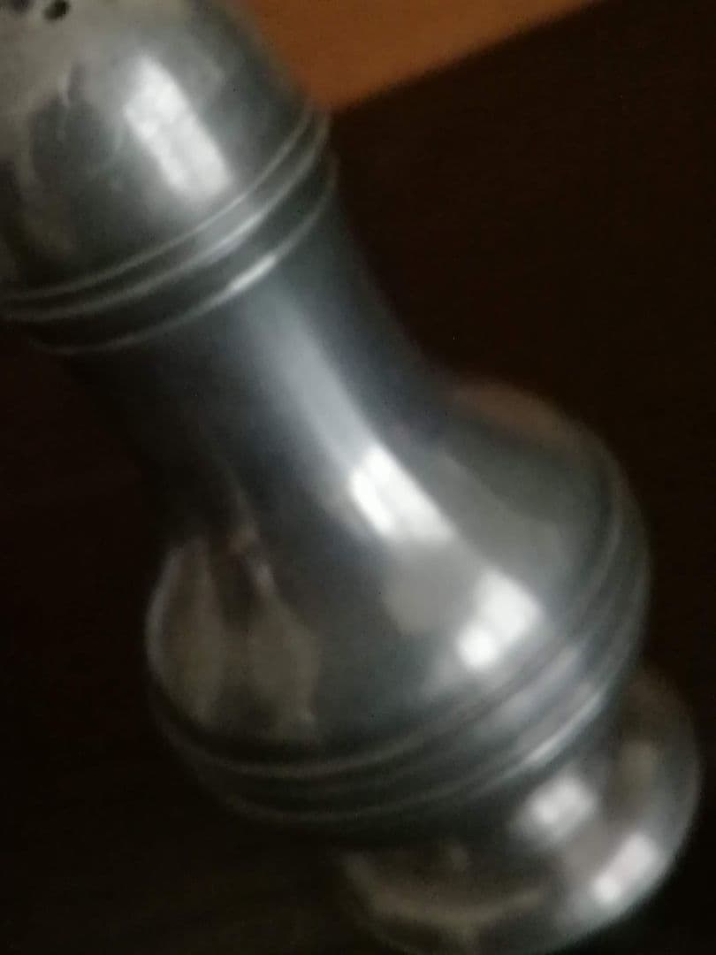 世界の名品　john somers　ピューター調味料入れ　ペッパーシェイカー