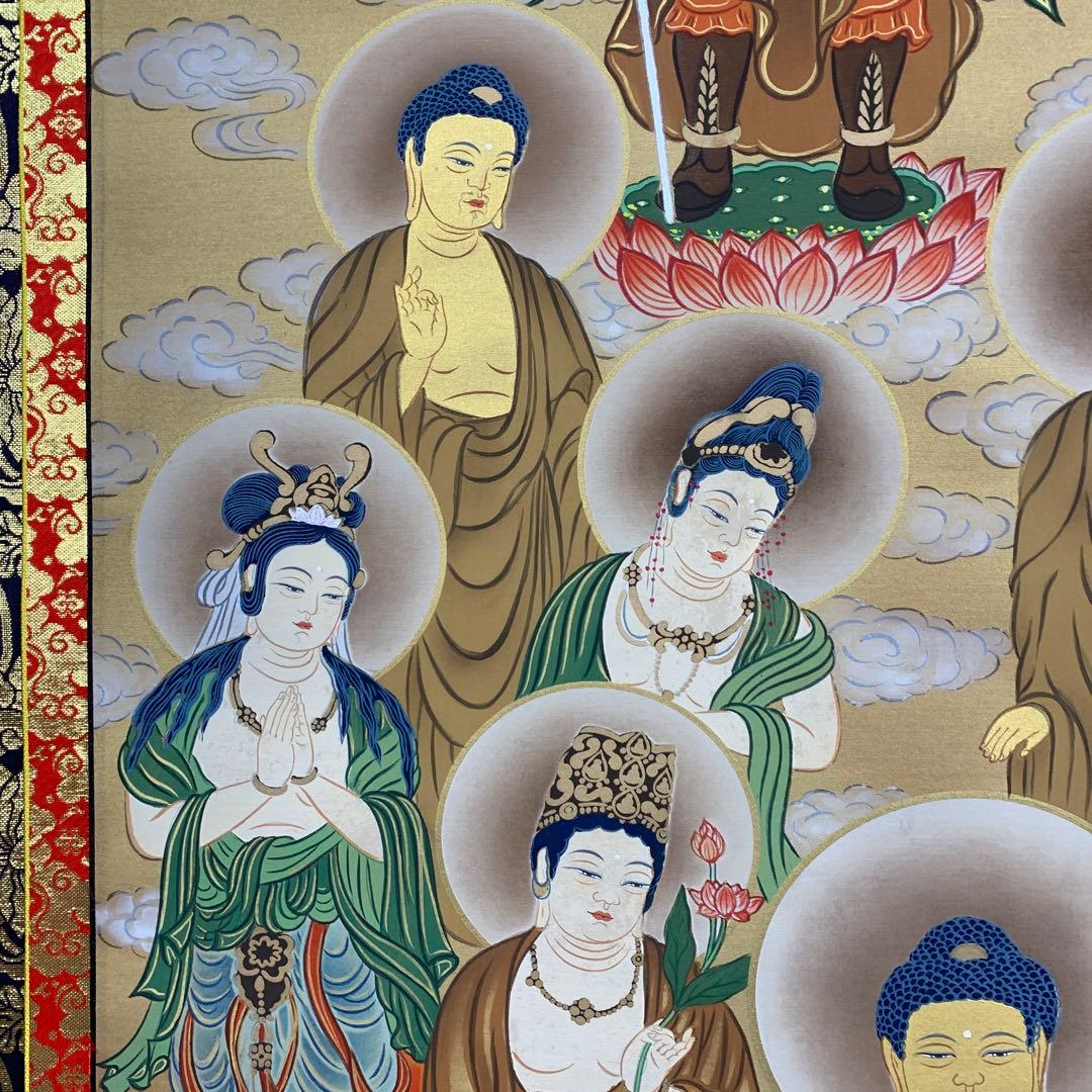 掛け軸３本 ①国井幸雪作 十三佛②佐藤眉山作 春慶桜図③柳沢寿江作 梅に鶯図