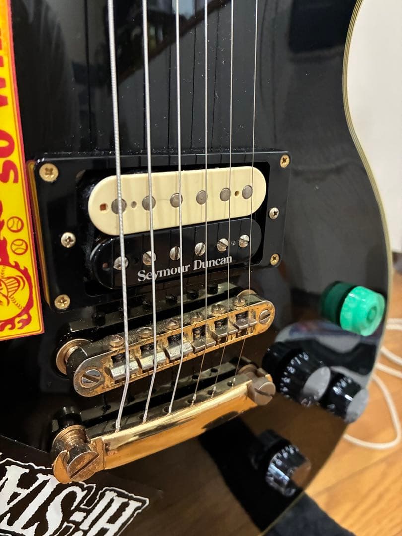 レスポール　横山健　ブラック　ナビゲーター　Navigator