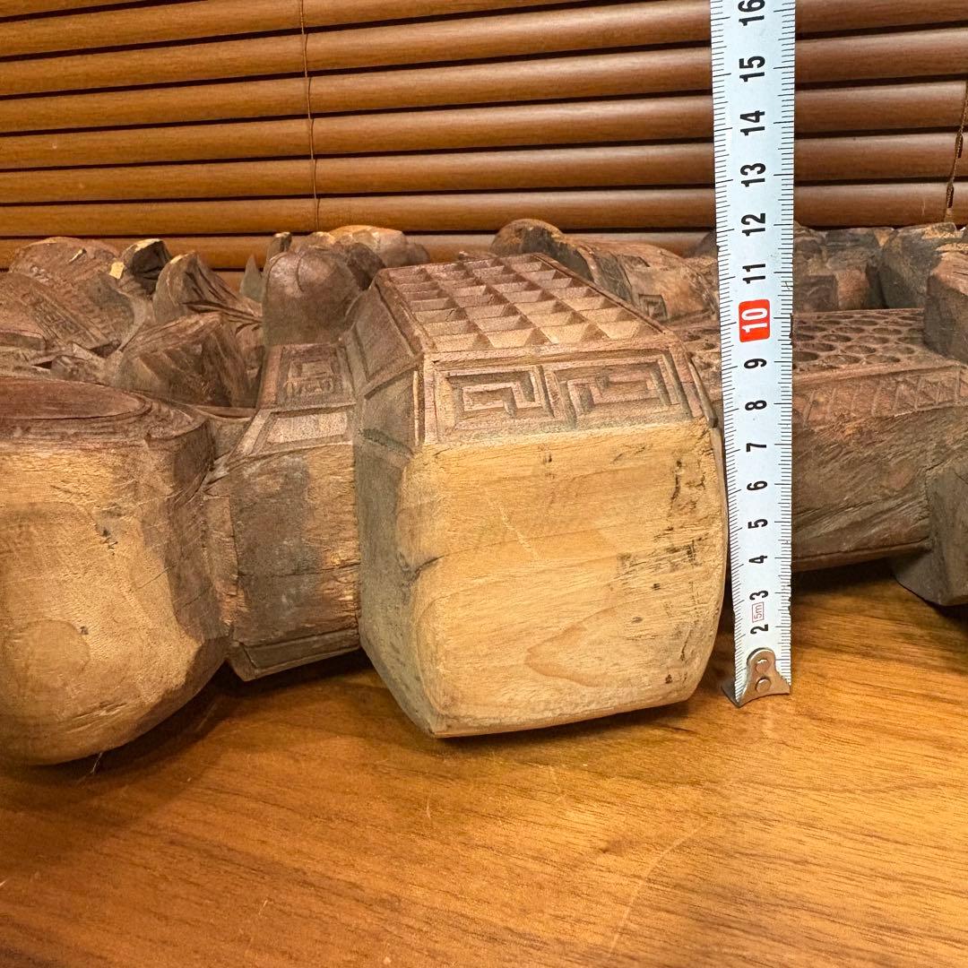 中国で購入　木彫　彫刻