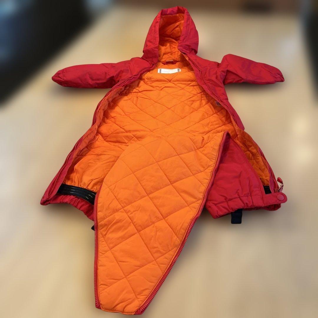 mont-bellパウダー カバーオール 80（手袋・ソックス付き）3点セット