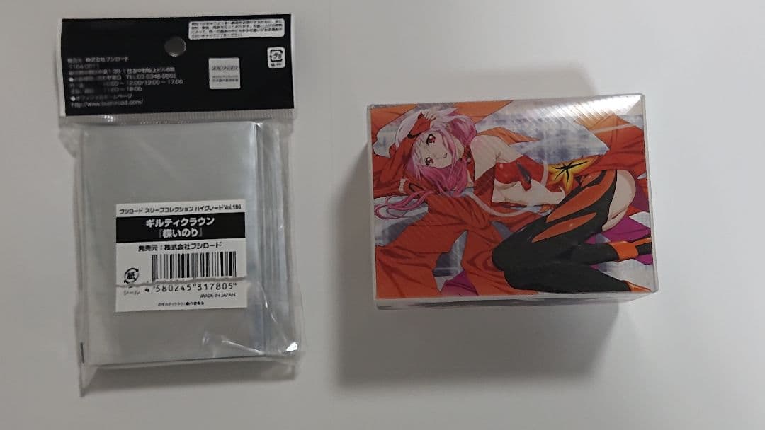 ギルティクラウン 楪いのり スリーブ デッキケース セット