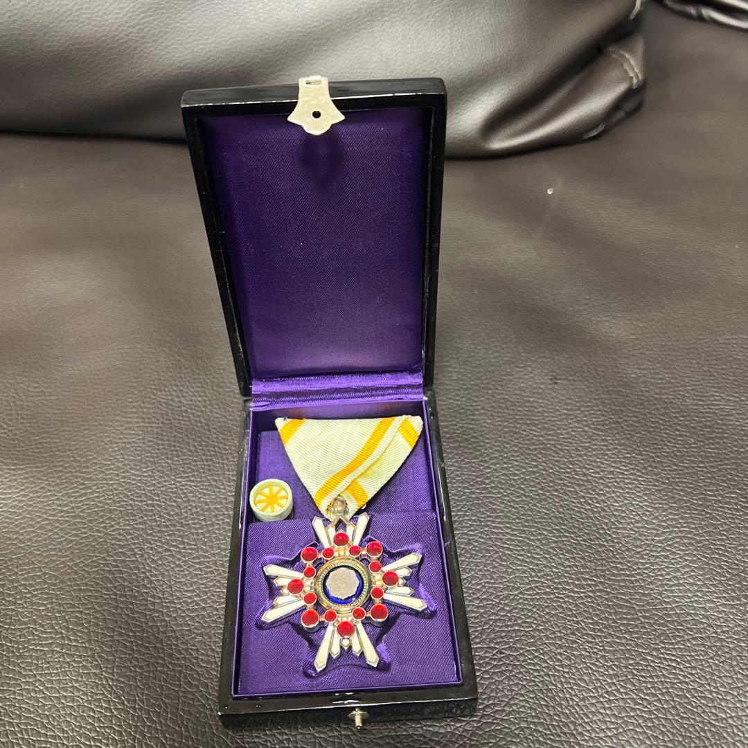 『アラレ３号』　大日本帝国 旧日本軍　功四級金鵄勲章　勲六等単光旭日章