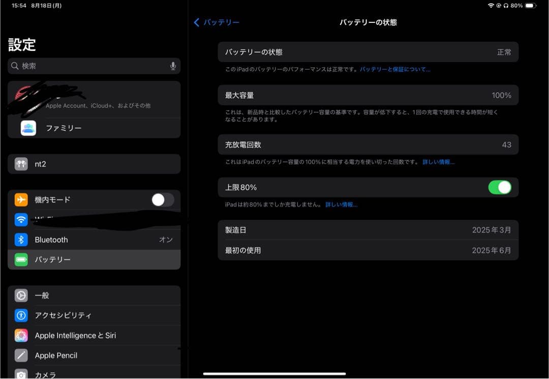 iPad Pro 11インチM4 256GB Wi-Fiモデル