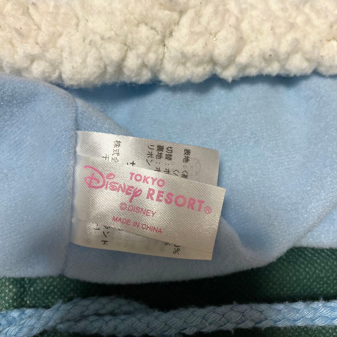 ディズニー　ファンキャップ　ドットリボン　ミニー　耳付き　ポンポン付き　ビジュー