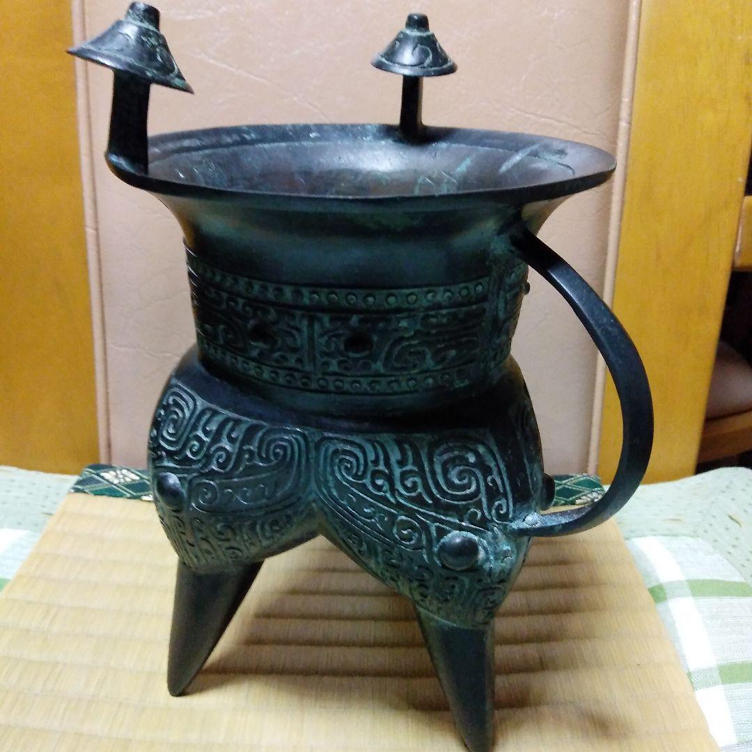 中国青銅製香炉？　中国古代父癸カ