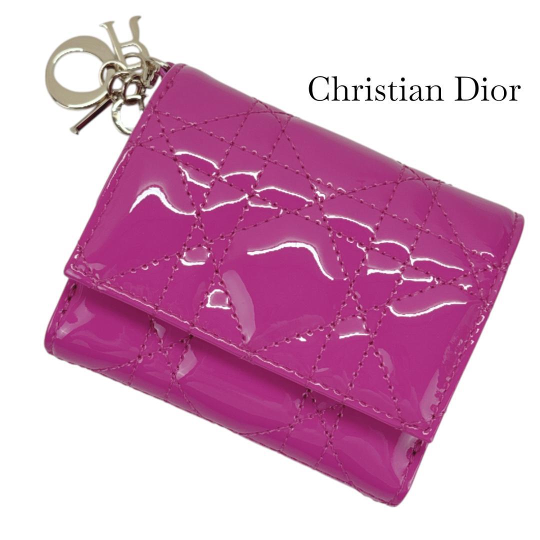 Christian Dior 三つ折り財布 ロータスウォレット レディディオール