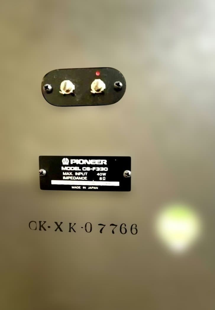 希少　Pioneer CS-F330 　スピーカー　①