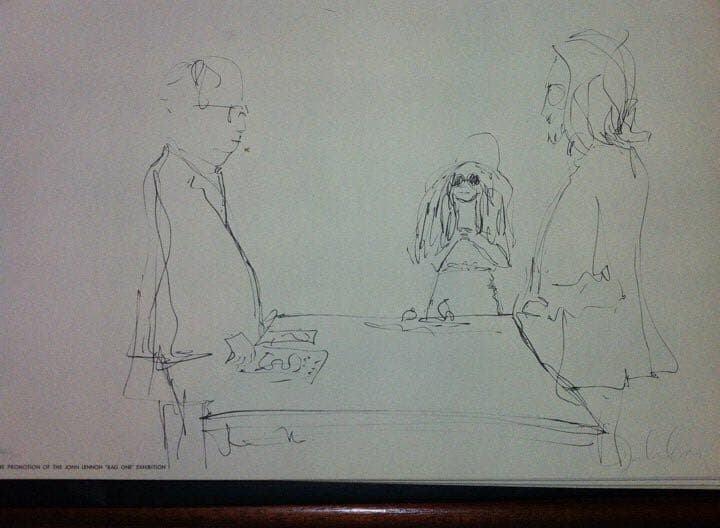 ジョンレノン／Bag One／リトグラフ