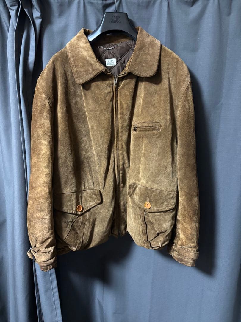 vintage 80s c.p.company スエードジャケット