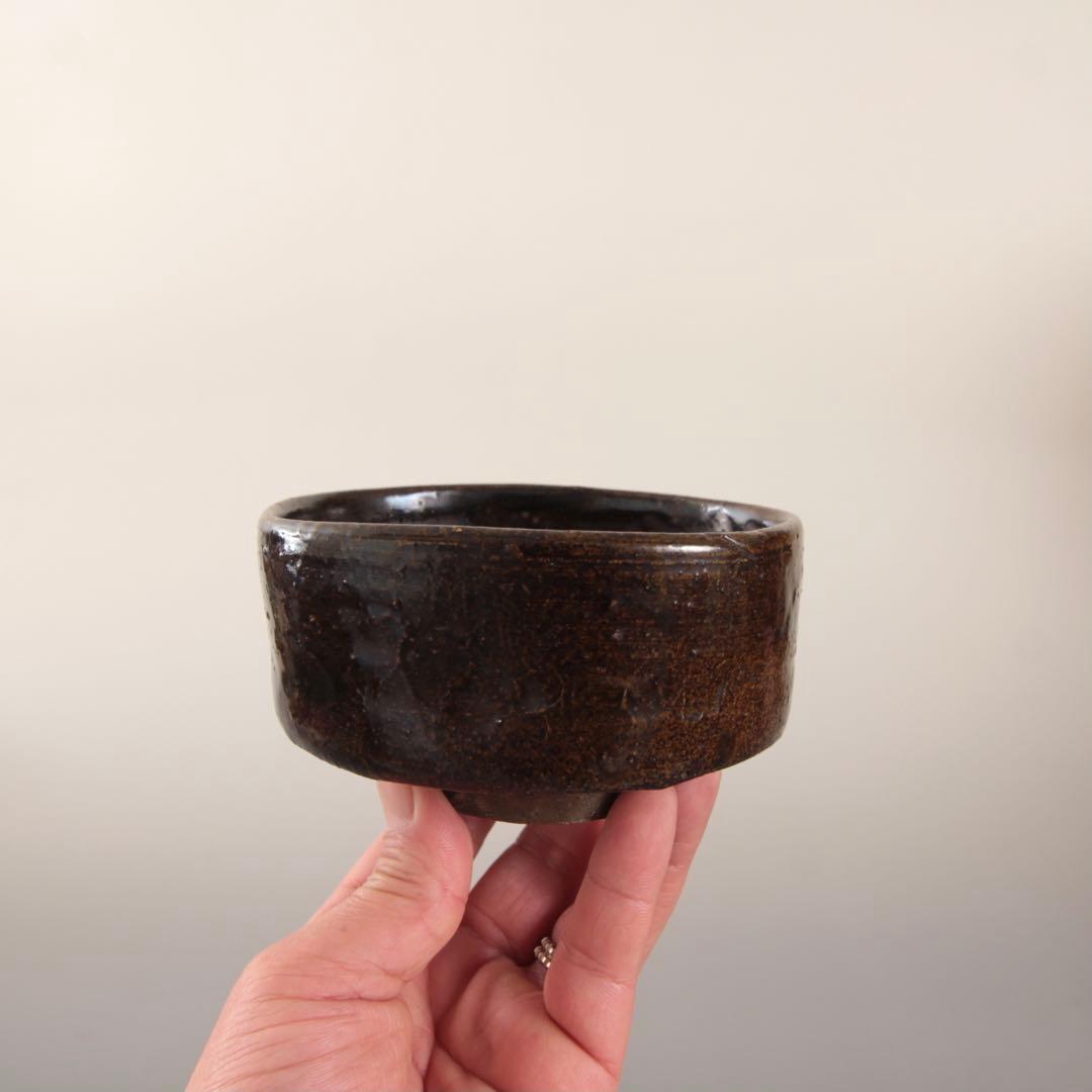 祖母懐印 志戸呂焼 半筒 茶碗 茶道具 古美術 古道具 アンティーク
