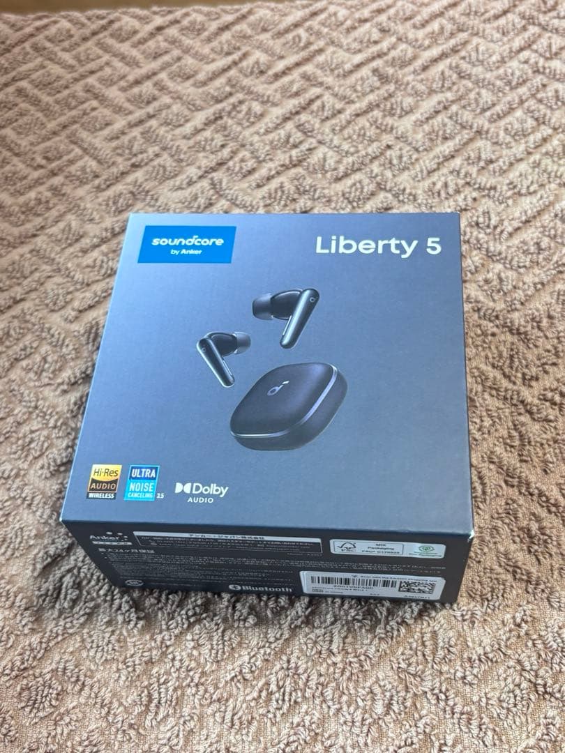 ANKER ワイヤレスイヤホンSoundcore Liberty 5 ブラック