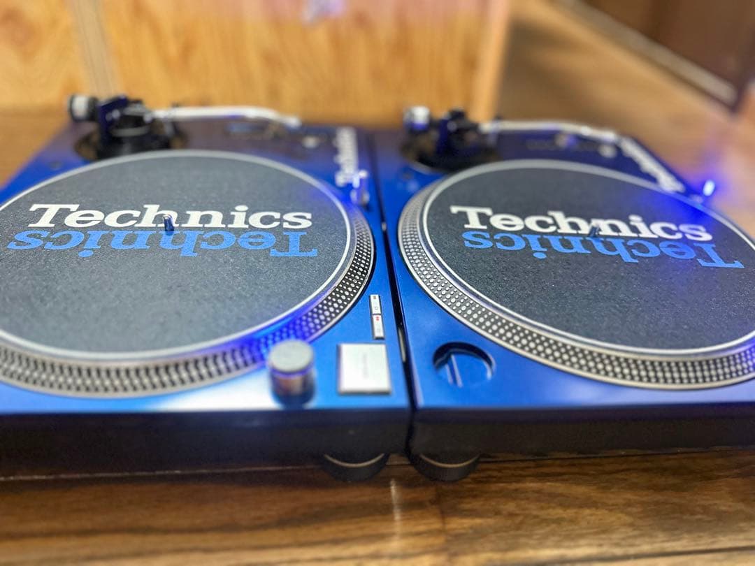 Technics SL-1200MK3D 2台セットカスタム青 × 青LED仕様