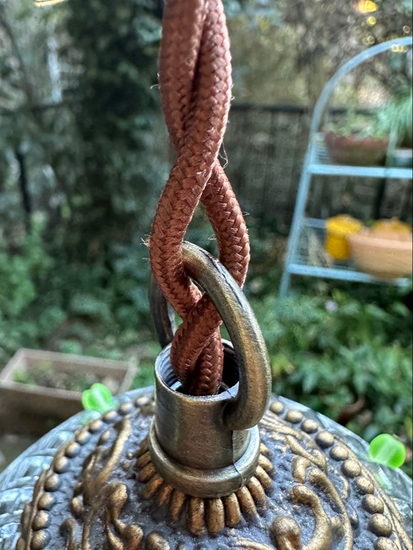 20's フランス アンティーク 希少なスピアドロップの可愛いミニシャンデリア＊