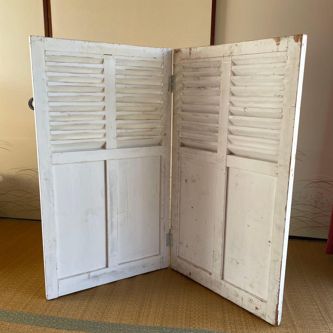 古道具　木製　パーテーション