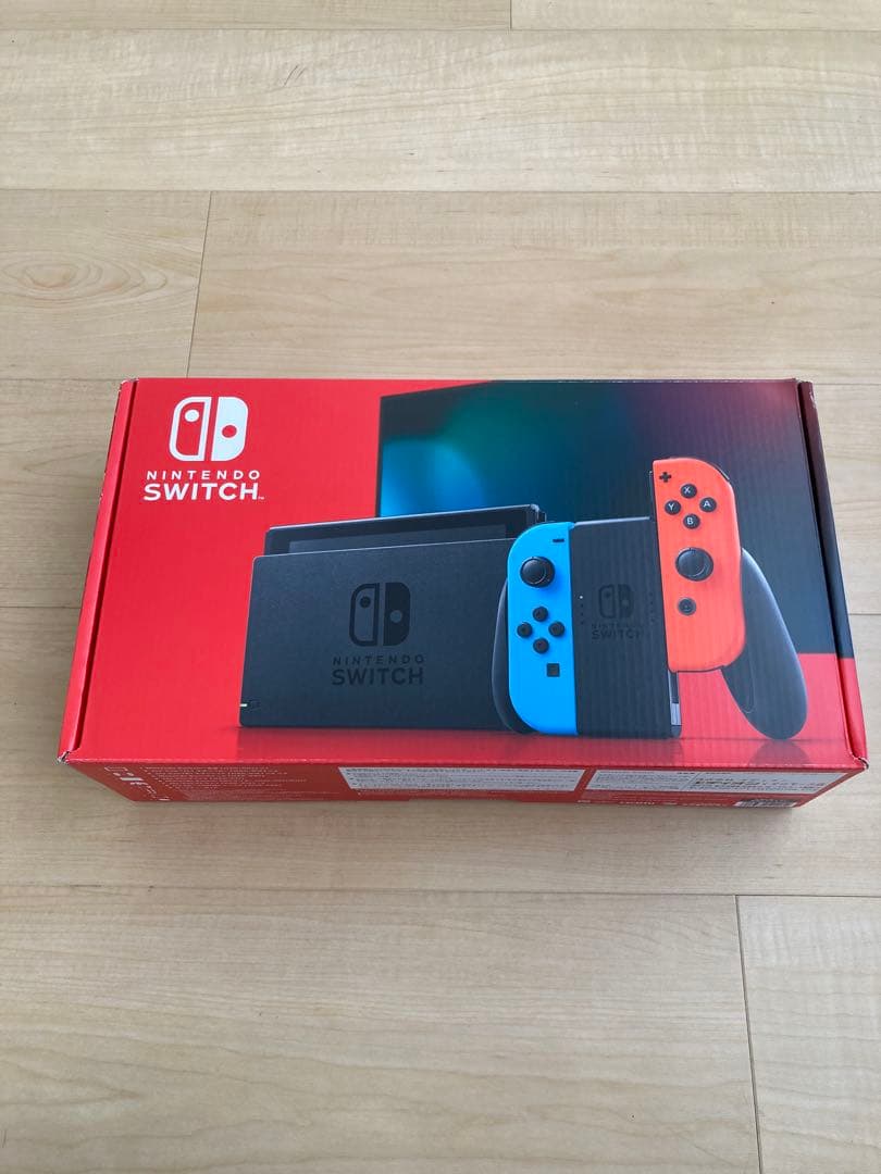 【液晶極美品】Nintendo Switch 本体 赤/青 Joy-Con付き