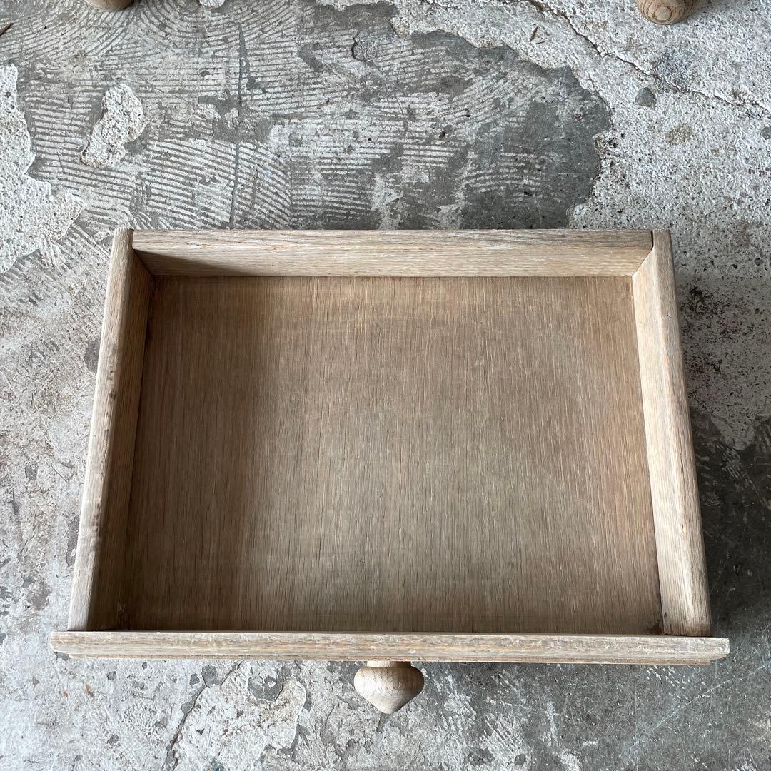 Peonyドロワーサイドテーブル ドロワーベッドサイドテーブル　剥離