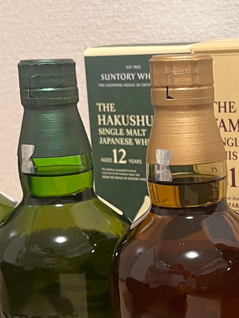 【箱付】山崎12年・NA・白州12年・NAサントリー・ハイボール缶2本