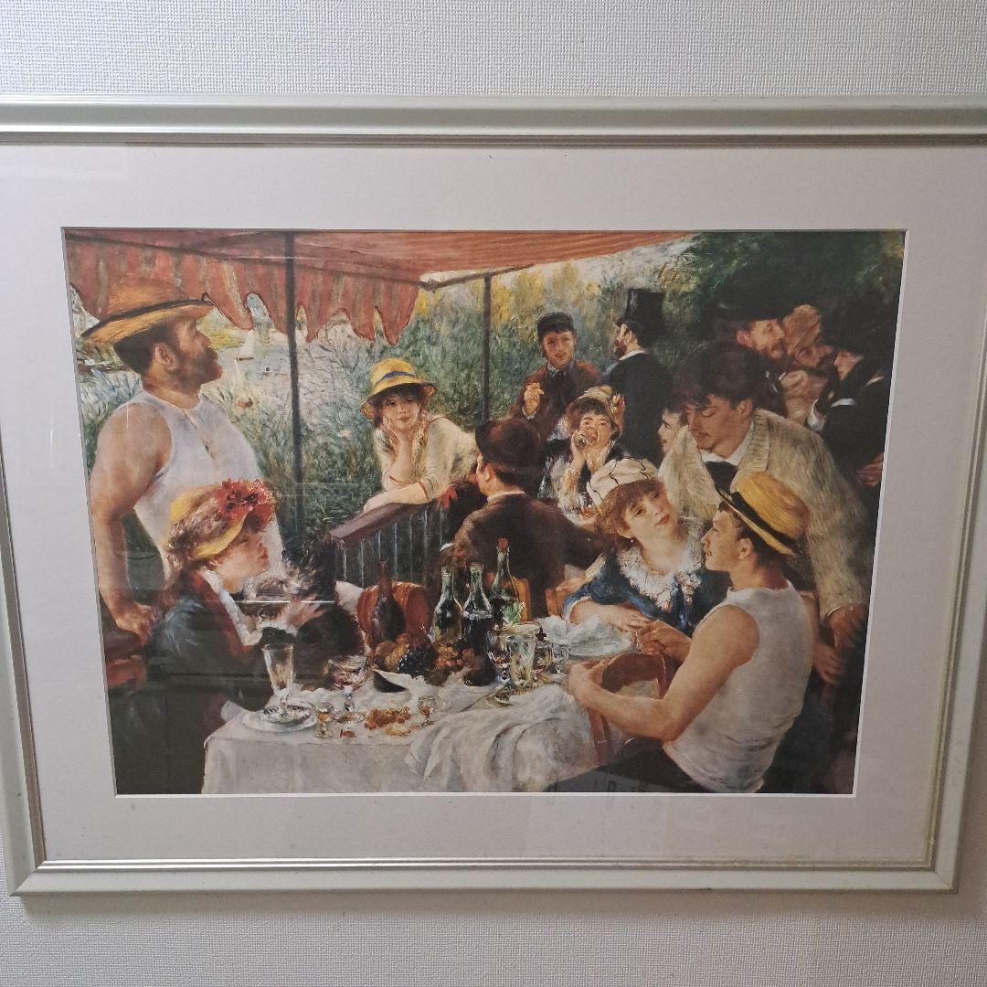 ピ*ロ様 ルノアール「舟遊びをする人たちの昼食」複製