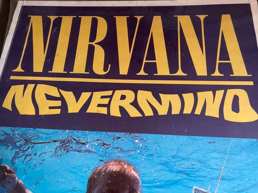 激レアNIRVANA ポスター　ニルヴァーナ　カートコバーン　