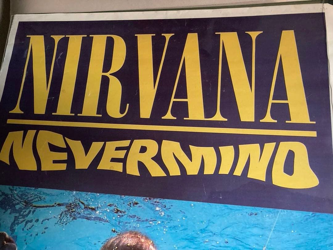 激レアNIRVANA ポスター　ニルヴァーナ　カートコバーン　