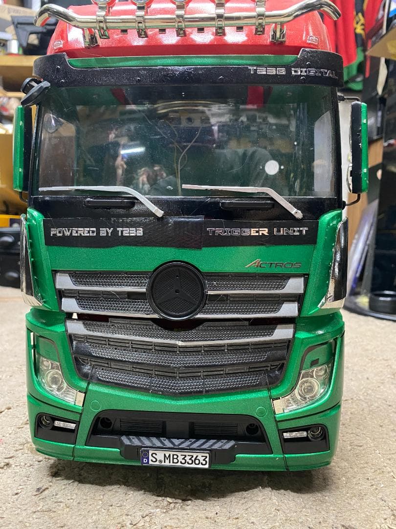 タミヤ 1/14　ベンツ・アクトロス3363 MFC03付フルオペ