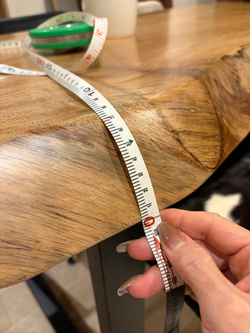 一枚板　無垢オーク　ダイニングテーブル