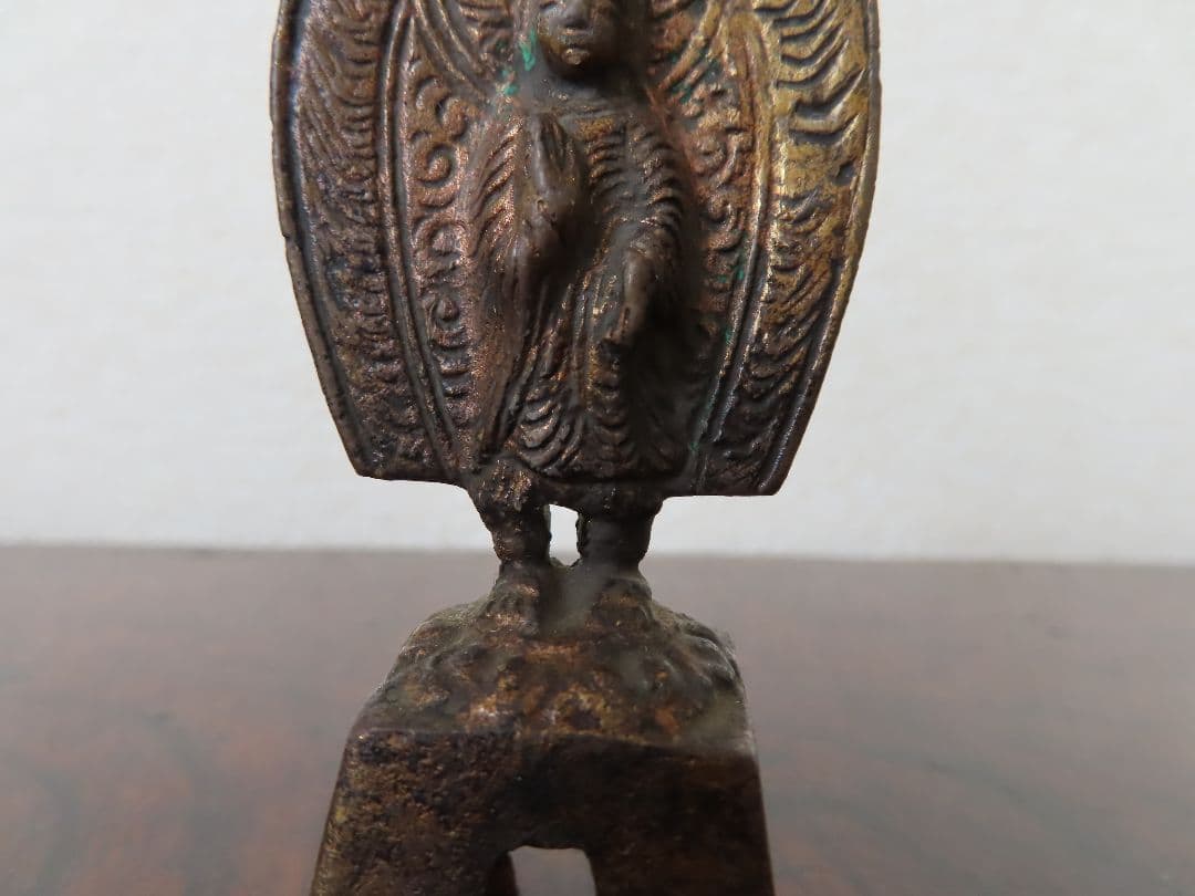 中国 北魏時代　金銅釈迦如来立像 / 仏像 石仏 古銅 観音像 仏教美術 唐物