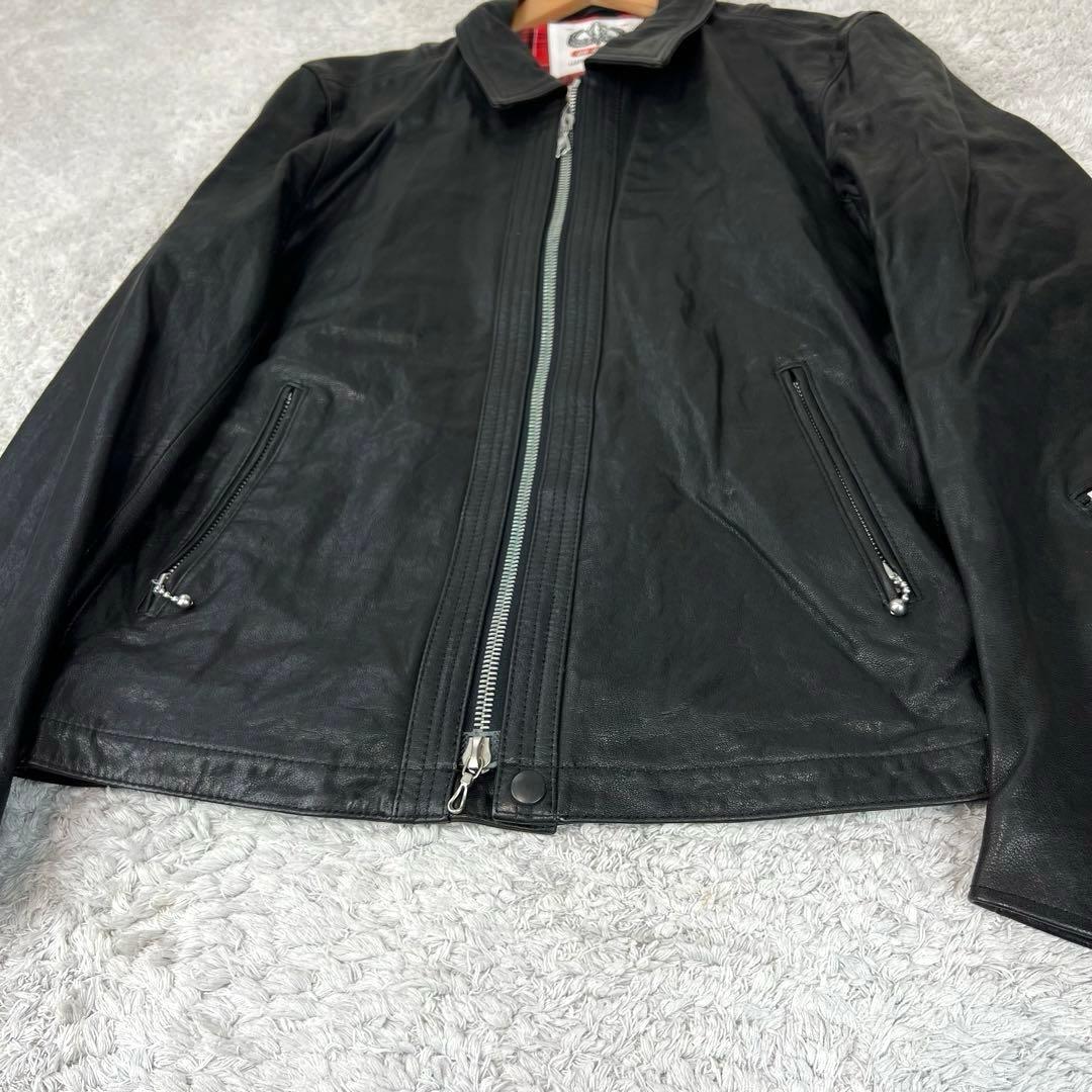 OR GLORY オアグローリー　ゴートスキン　レザージャケット　黒　40サイズ