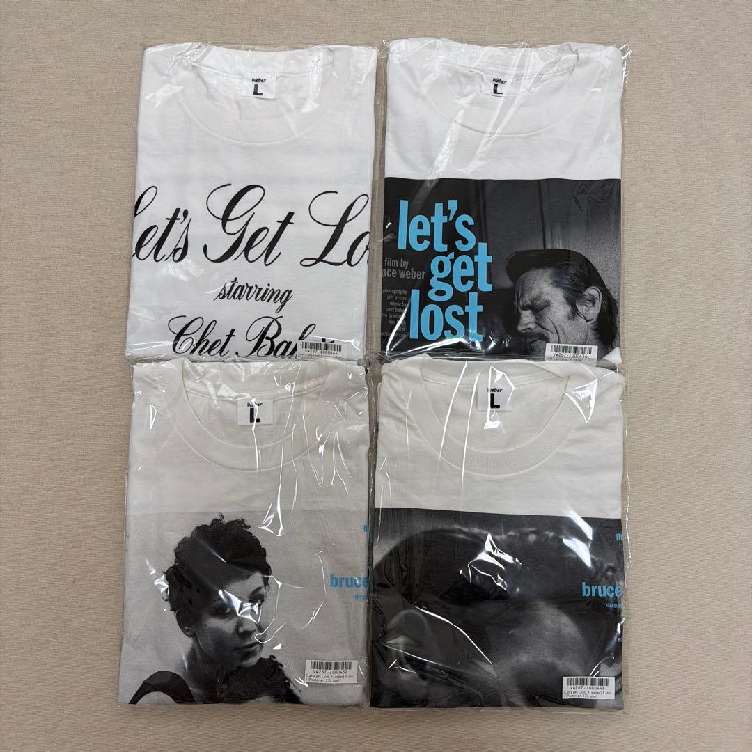 新品 ４枚セット Let's get Lost weber Tシャツ ムービー