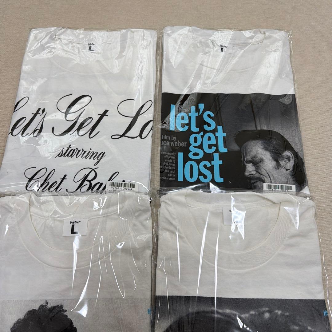 新品 ４枚セット Let's get Lost weber Tシャツ ムービー