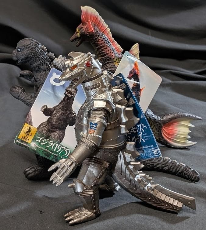 ゴジラ・メカゴジラ飛行形態 他（バンダイ）ムービーモンスター５体セット