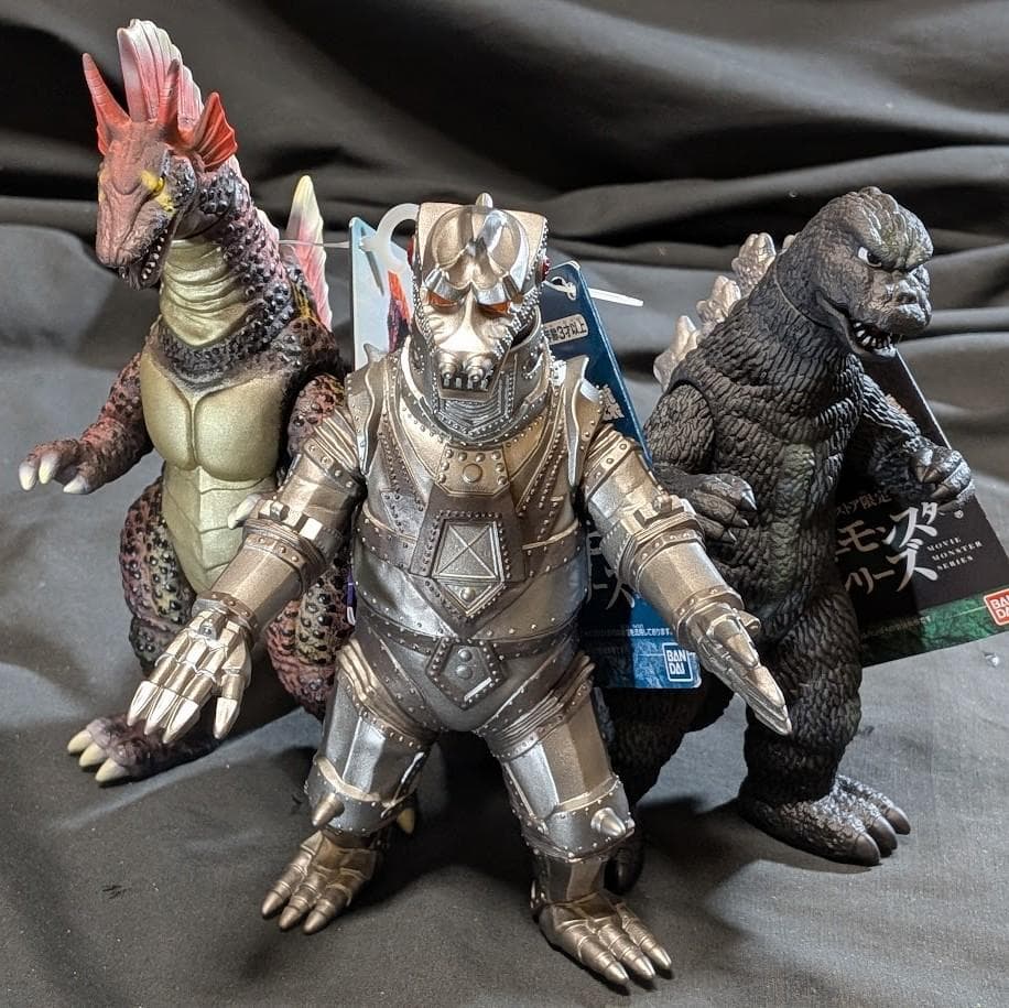 ゴジラ・メカゴジラ飛行形態 他（バンダイ）ムービーモンスター５体セット