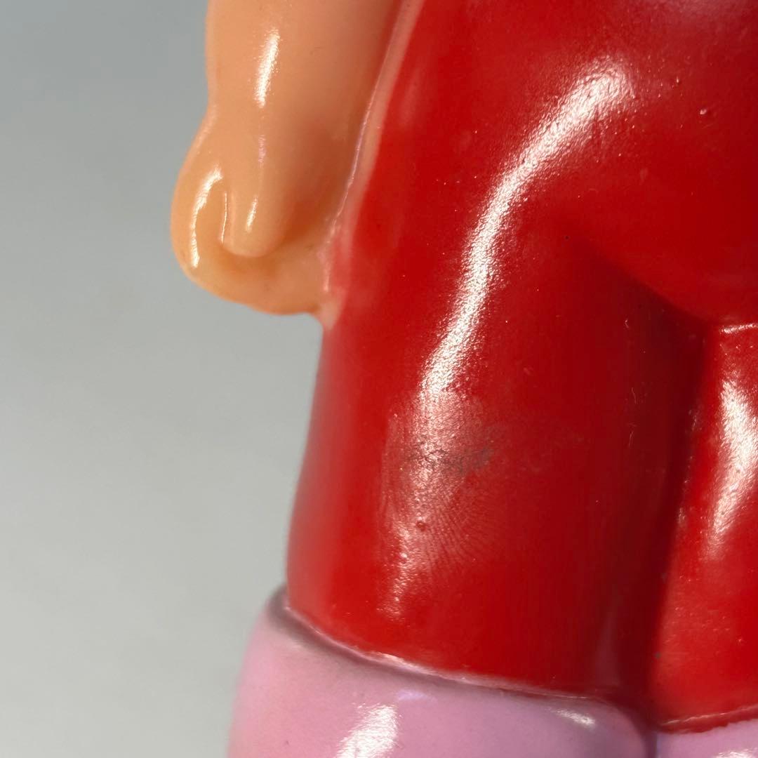 不二家　ペコちゃん　ソフビ貯金箱　レトロ