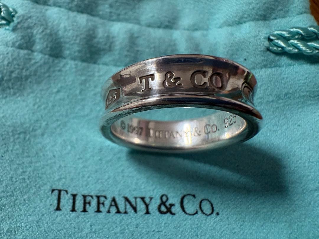 即購入OK Tiffany & Co. ティファニー　ナローリング　19号