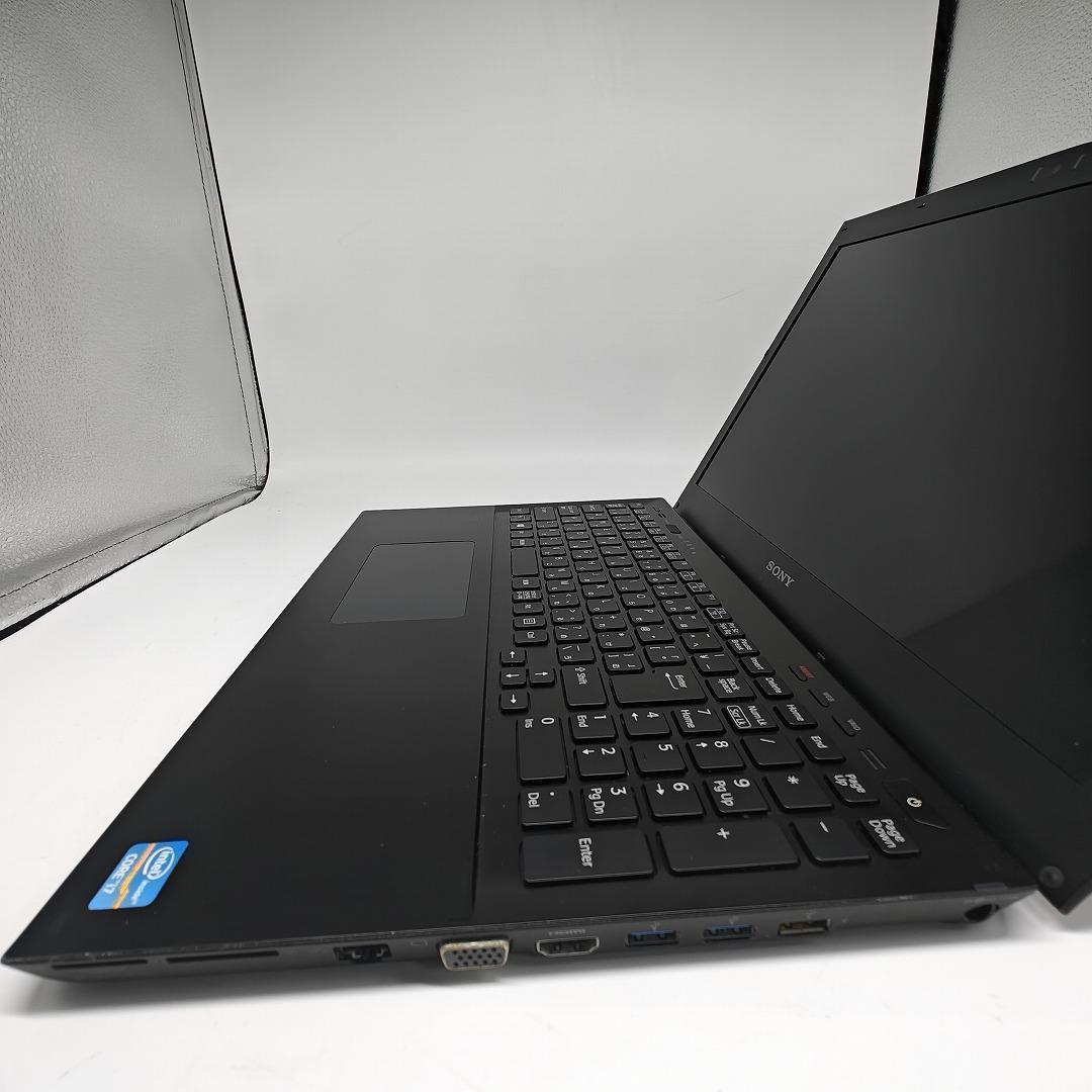 【VAIO】SVS 高速i7 SSD512GB 12GB ブラック ノートPC