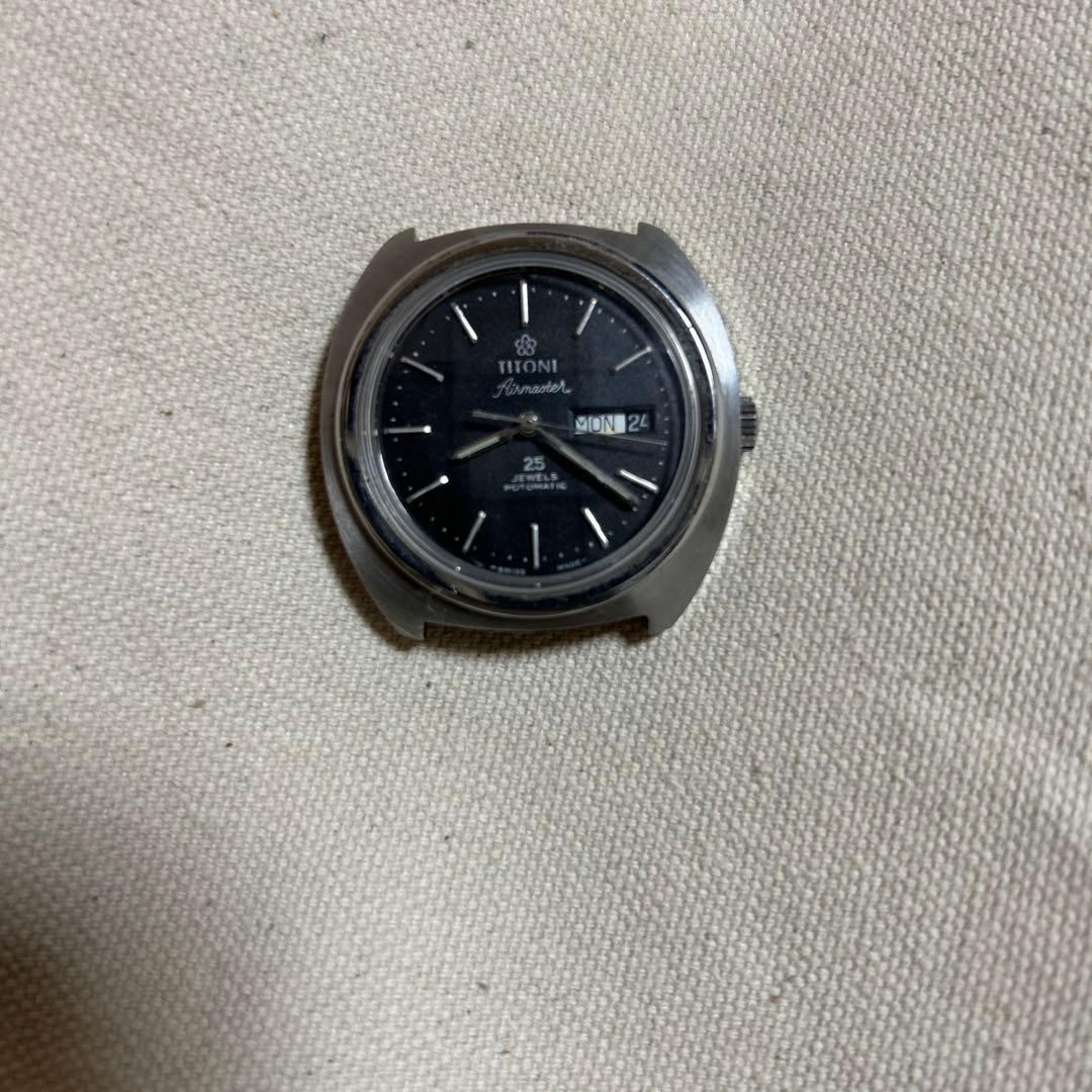 鼎*家様 中古 TITONI 自動巻き メンズ腕時計