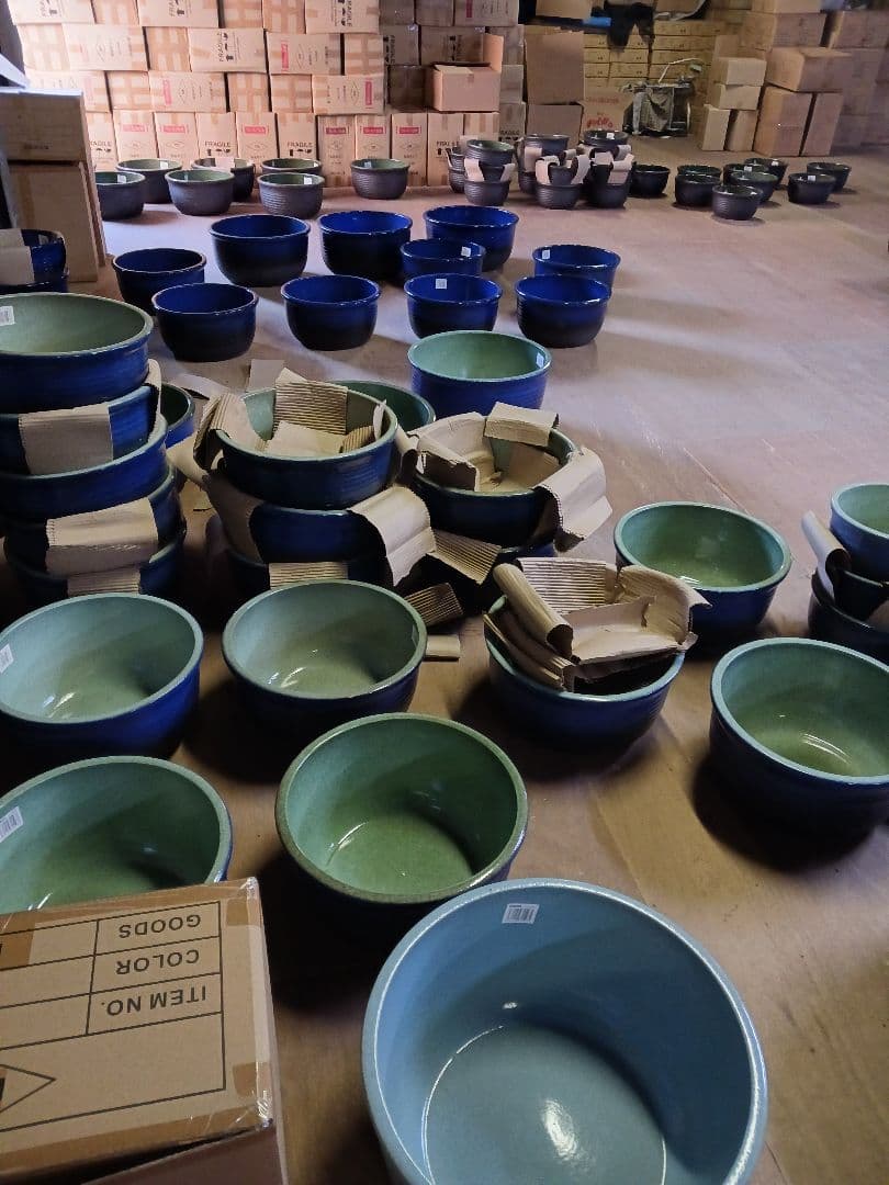 新品　∅50　陶器　睡蓮鉢　特大　メダカ鉢　白　ホワイト　ルーバー　高級　LWH