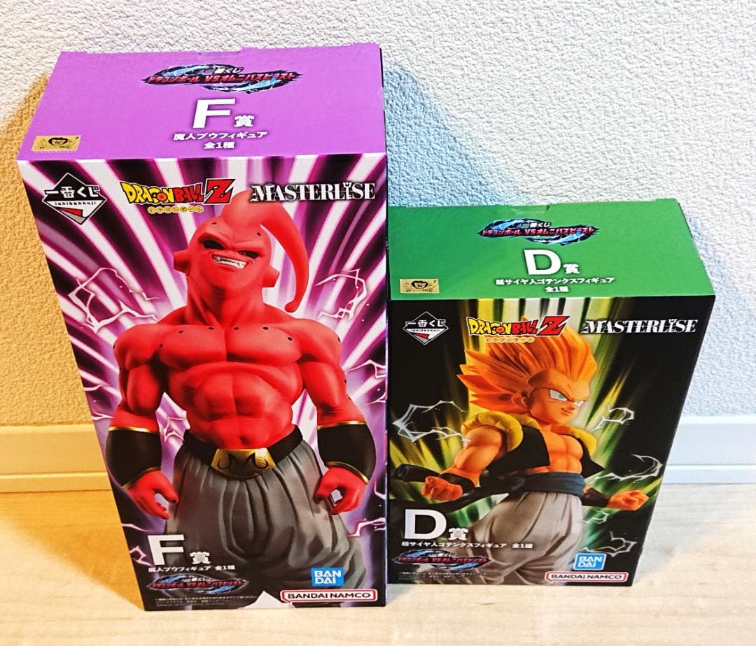 ドラゴンボール　一番くじ　F賞　魔人ブウ　D賞　超サイヤ人ゴテンクス　フィギュア