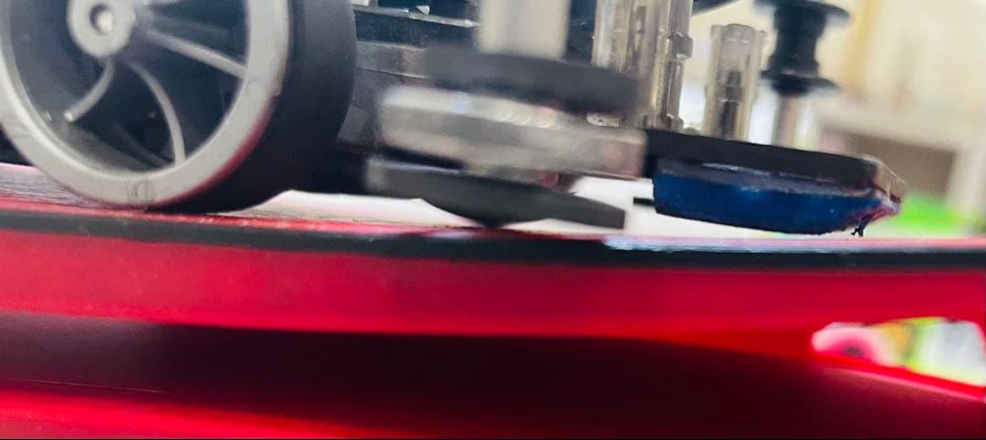 ミニ四駆　MSスギヤマ式フレキ　橋渡し　V字カット　１軸スラダン　１軸アンカー