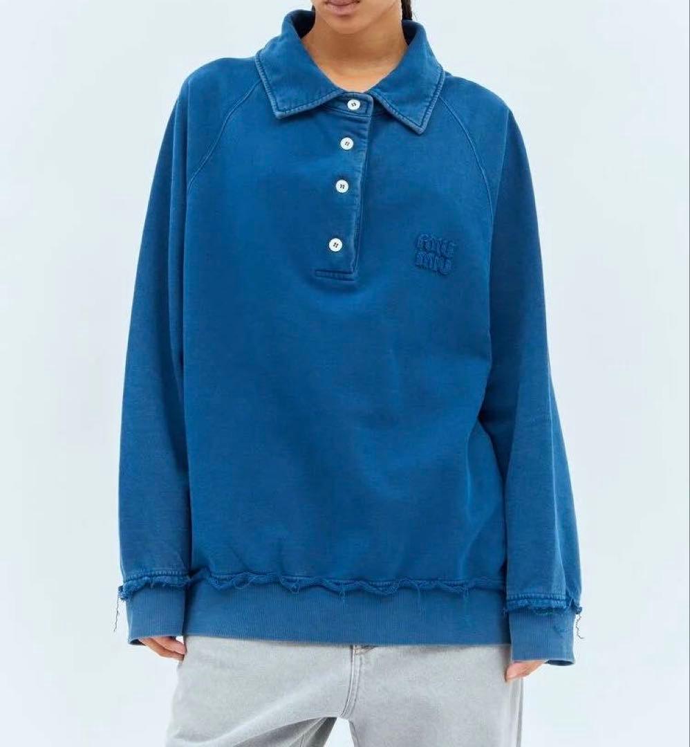 MIU MIU ミュウミュウ　ポロスウェット