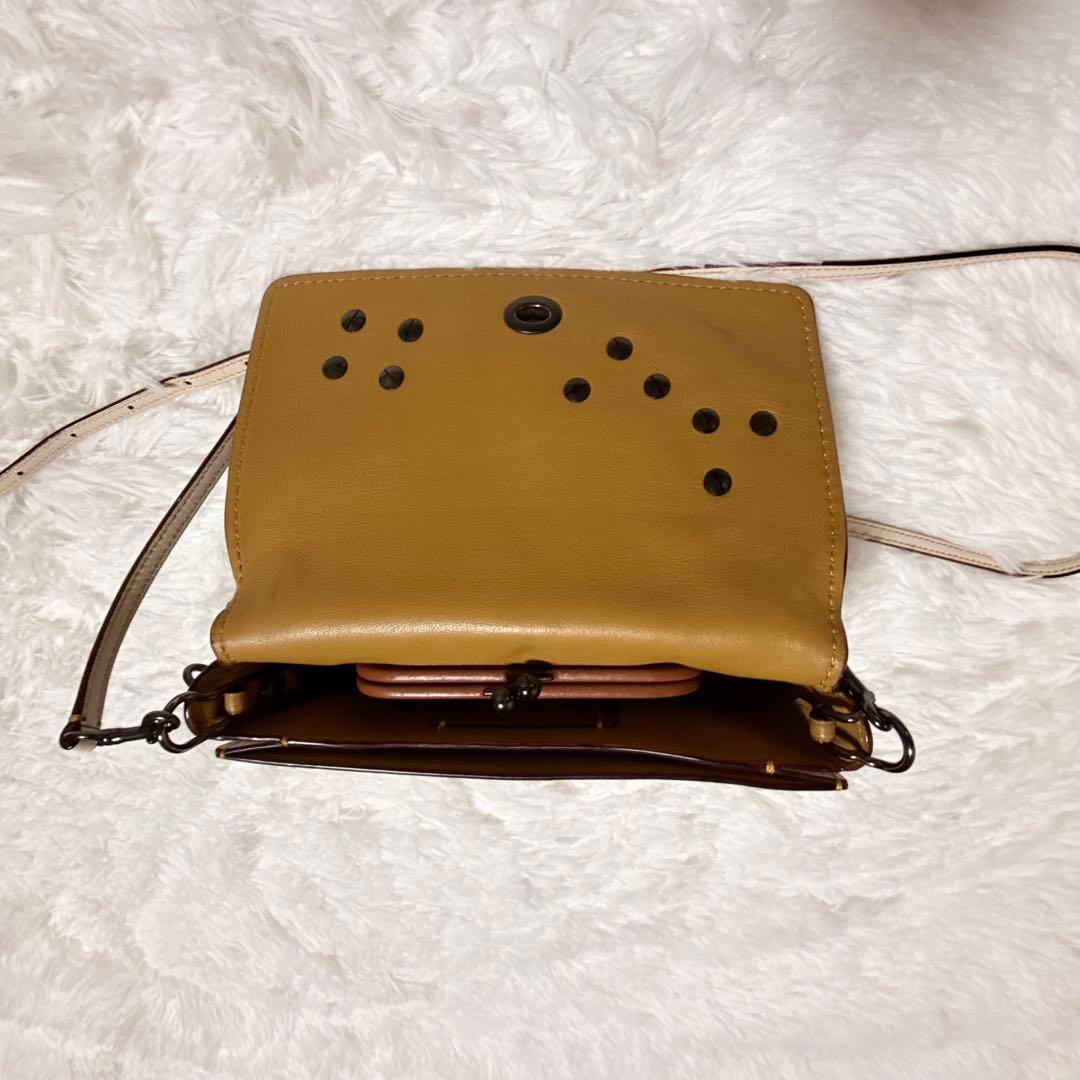 coach コーチ レキシー 恐竜 ショルダーバッグ ホワイト