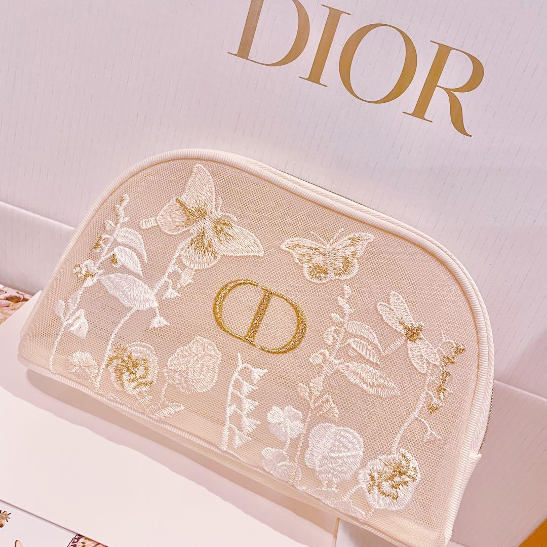 Dior 刺繍　ポーチ　ノベルティ