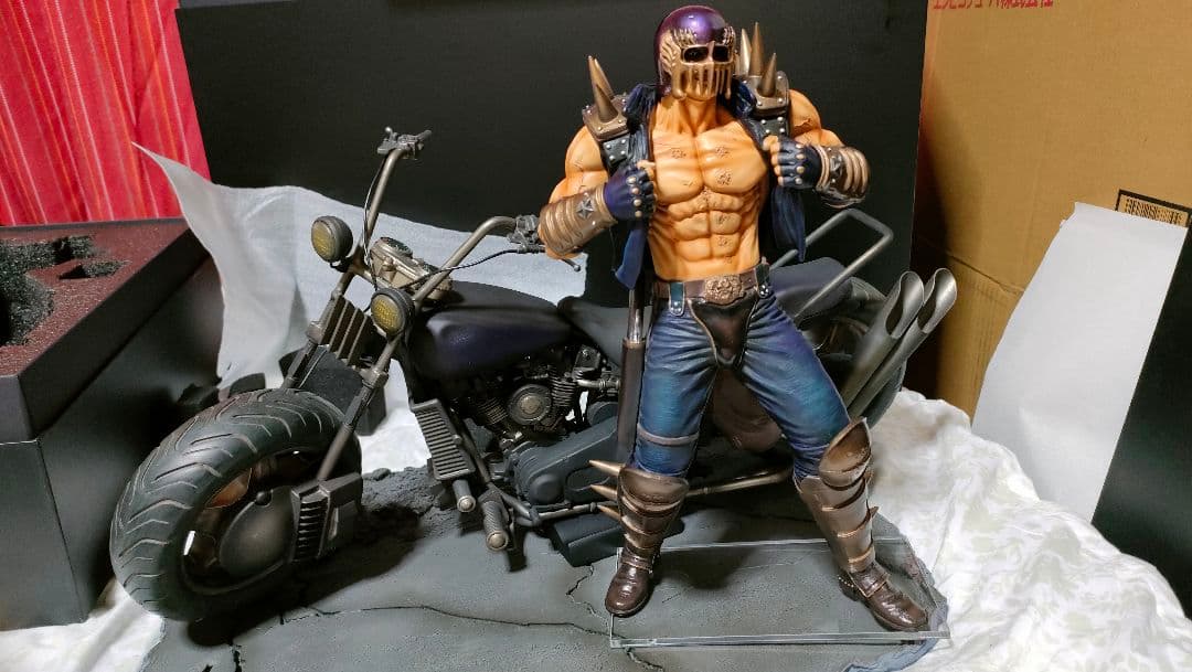 w*u様 北斗の拳 　スパイスシード　ジャギ　レジンキャスト＆バイクベース 　他