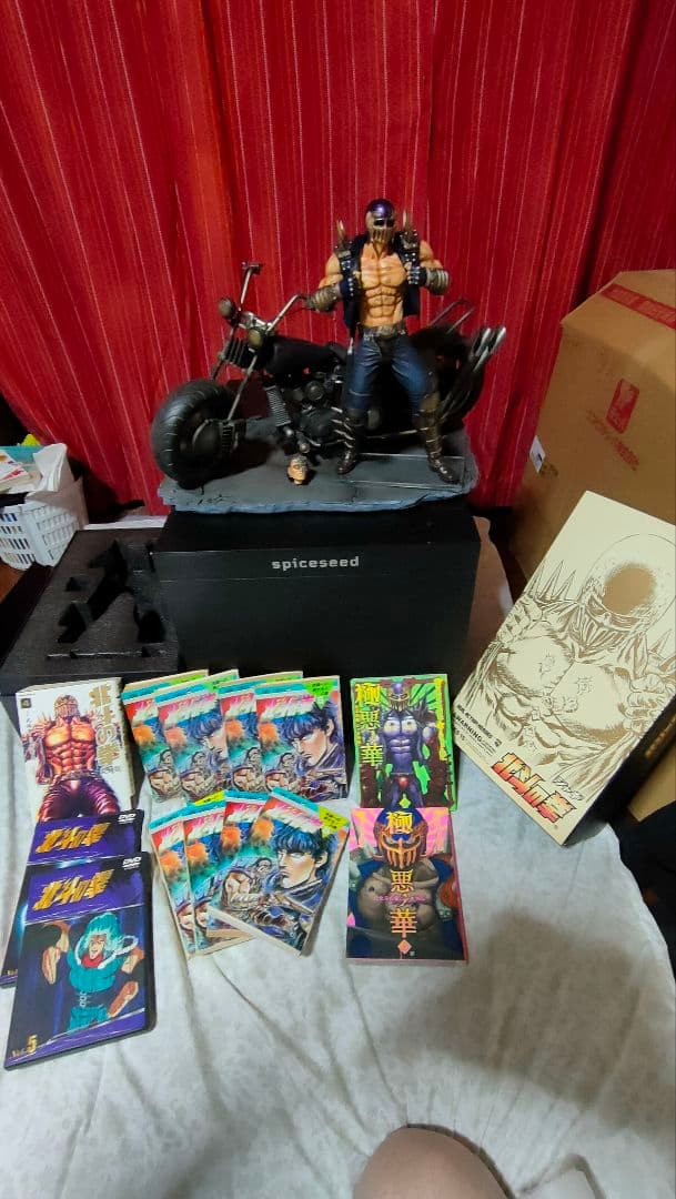 w*u様 北斗の拳 　スパイスシード　ジャギ　レジンキャスト＆バイクベース 　他