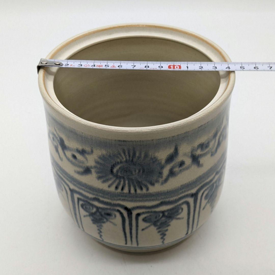 加藤唐三郎 赤津焼 安南写水指 共箱 瀬戸焼 茶道具 茶器 抹茶 食器 容器