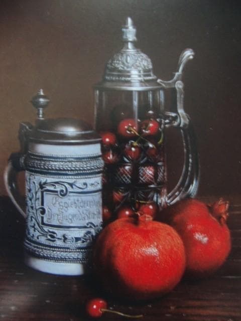 山中 雅彦 【静物】 希少画集画、状態良好、新品高級額装付