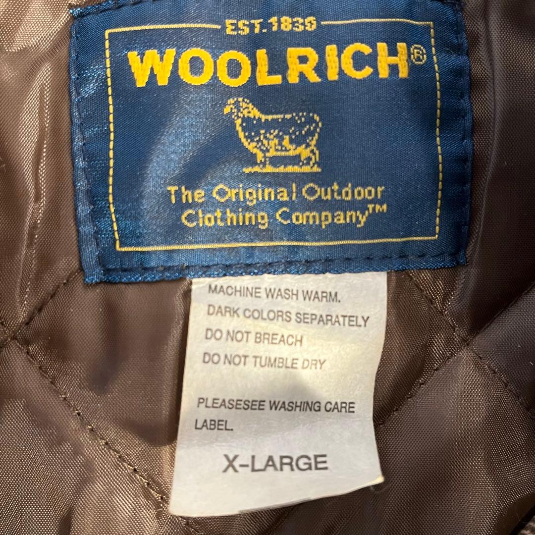 新品未使用　WOOL RICH 中綿ブルゾン　XLサイズ　裏地キルティング