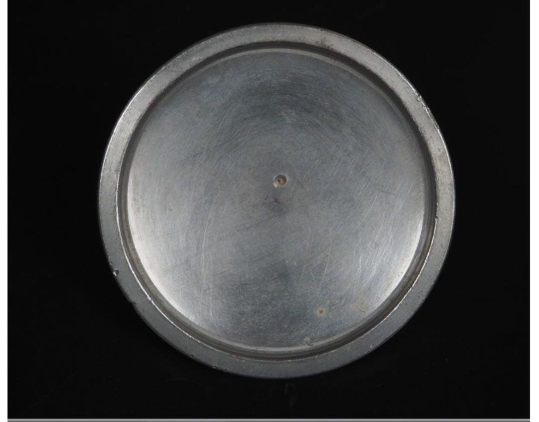 送料無料　明治時代　『錫萬』造　錫製銚子　酒器　①