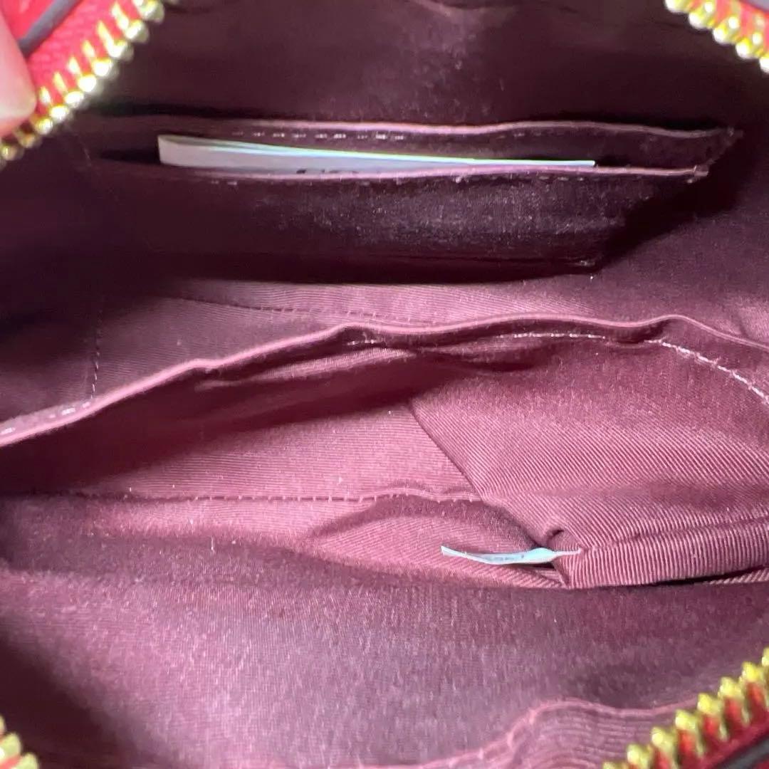 し*ぃ様 COACH ショルダーバッグ ブラウン/レッド